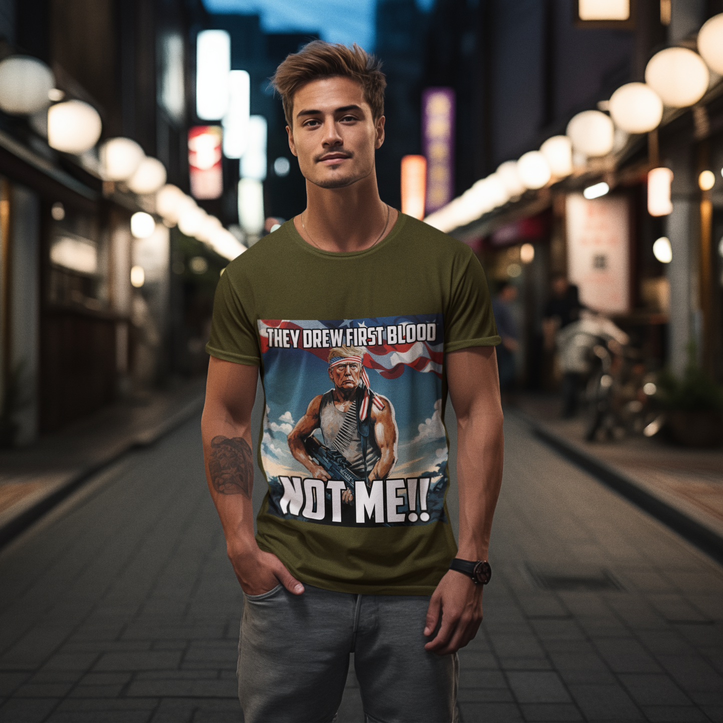 Unisex Tee-They Drew First Blood