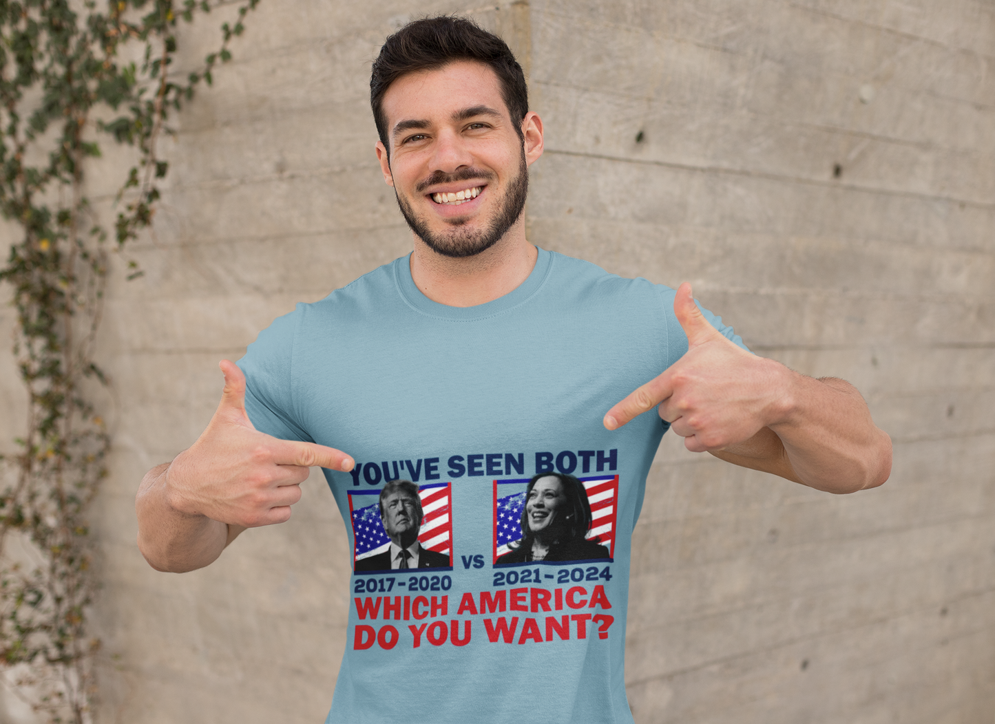 Unisex Tee-Democratic-Which America Do You Want?
