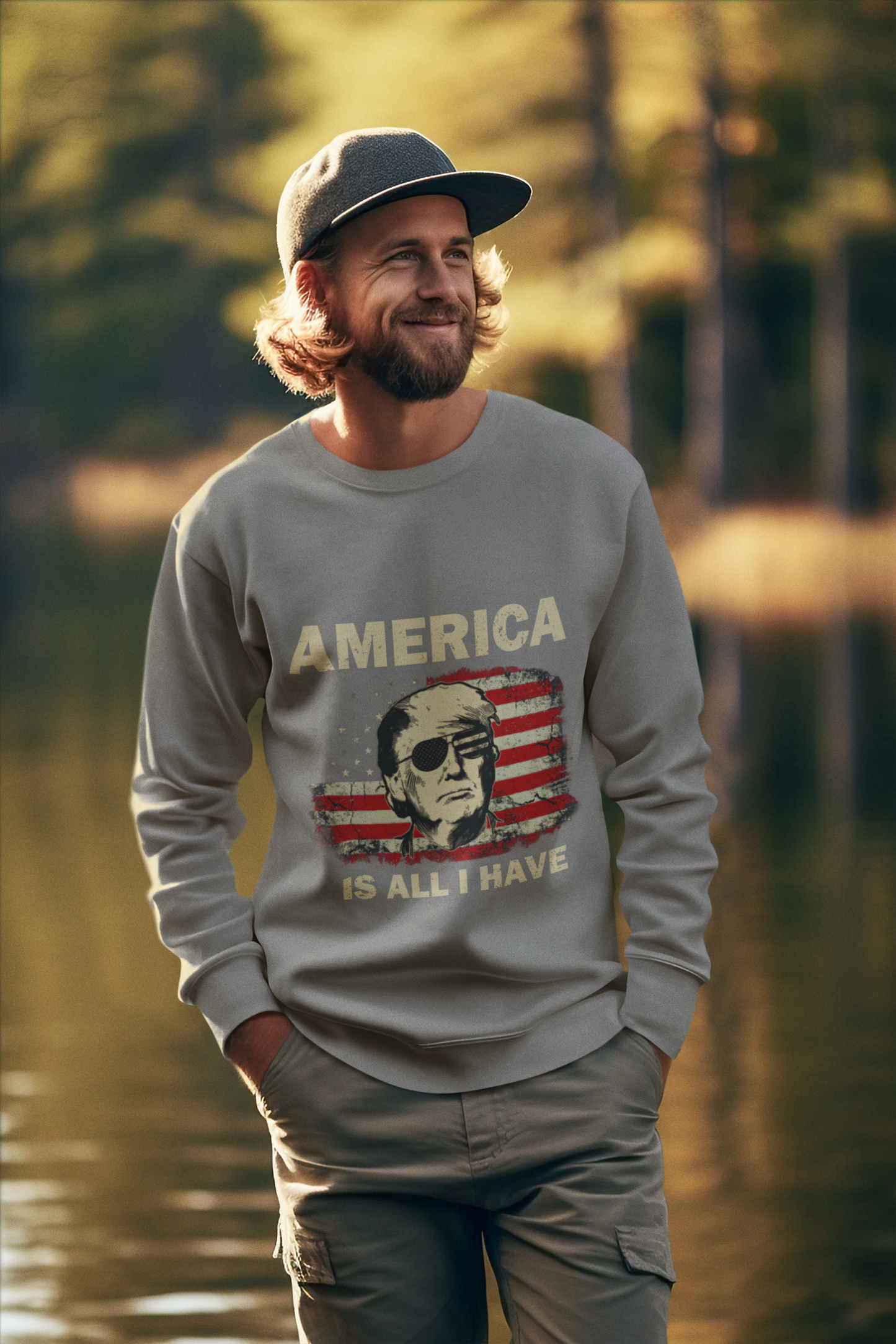 Unisex Sweatshirt- America Is All I Have