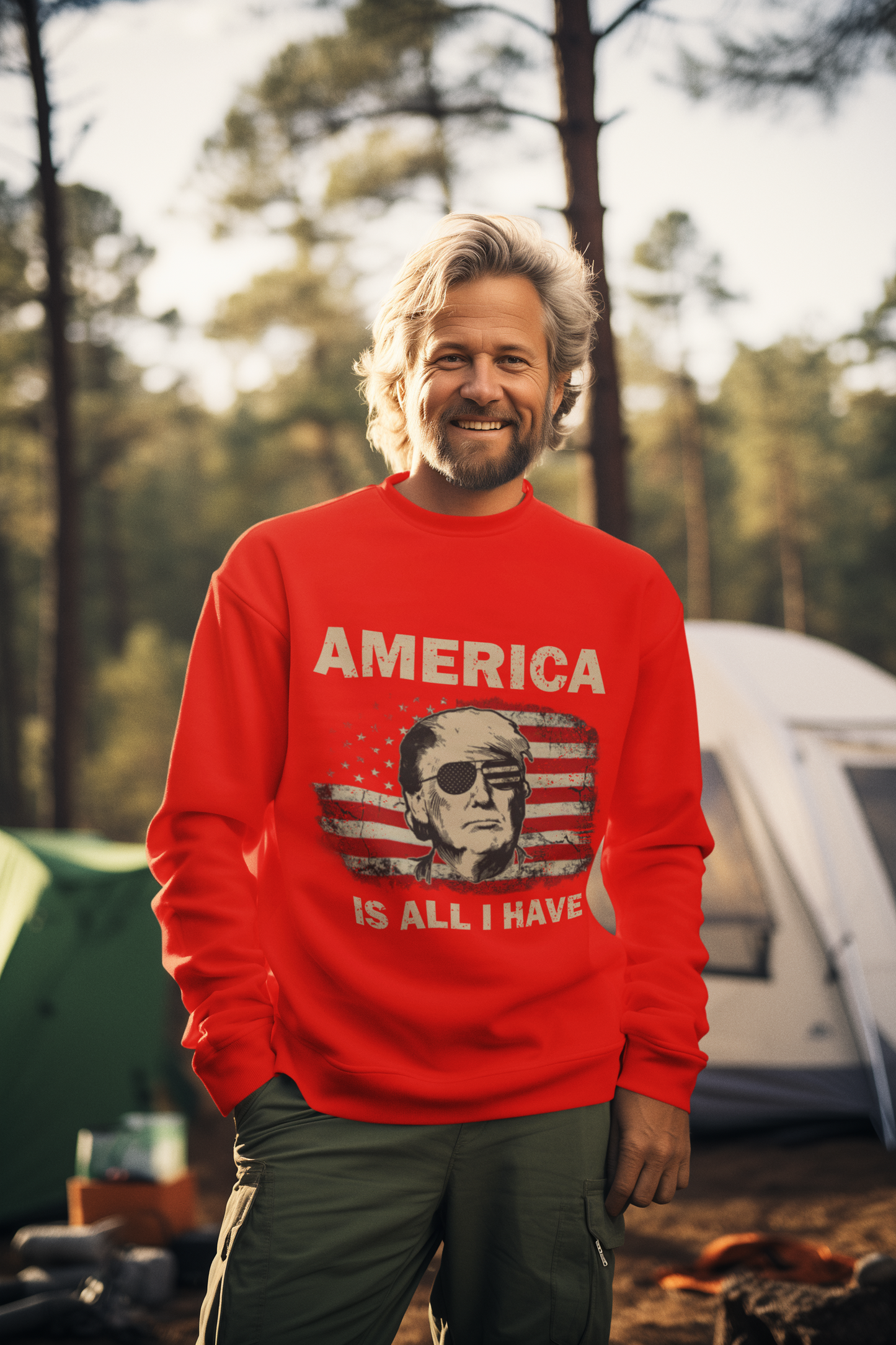 Unisex Sweatshirt- America Is All I Have