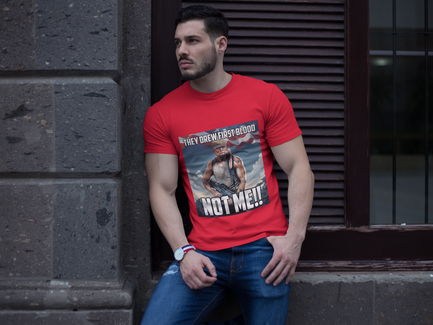 Unisex Tee-They Drew First Blood