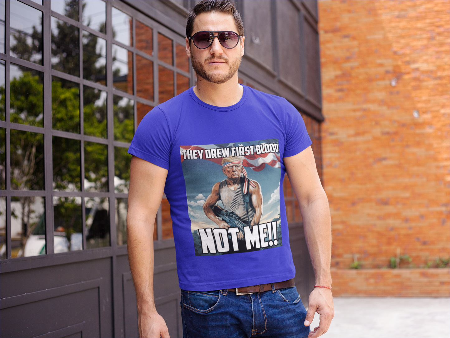 Unisex Tee-They Drew First Blood