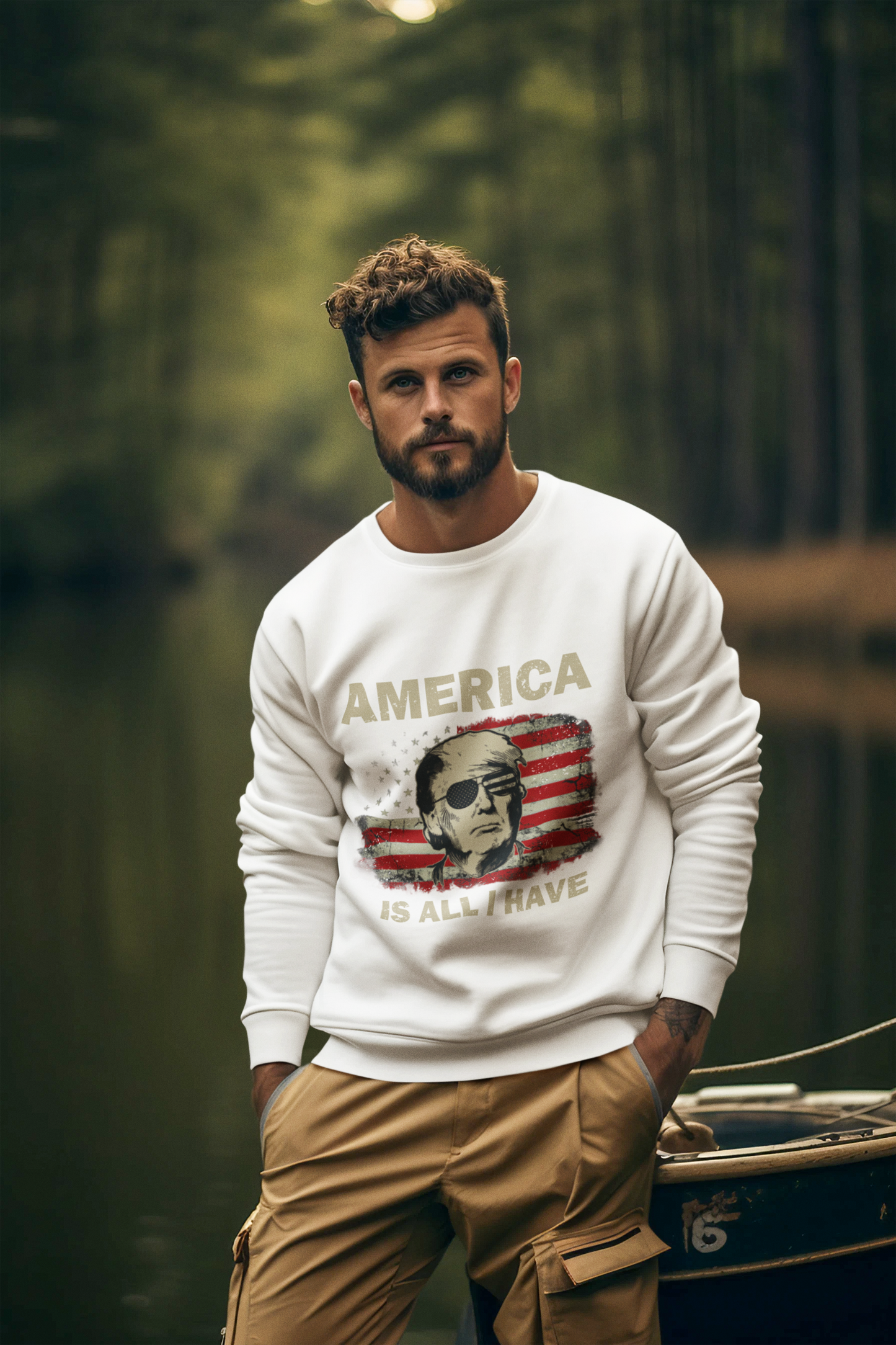 Unisex Sweatshirt- America Is All I Have