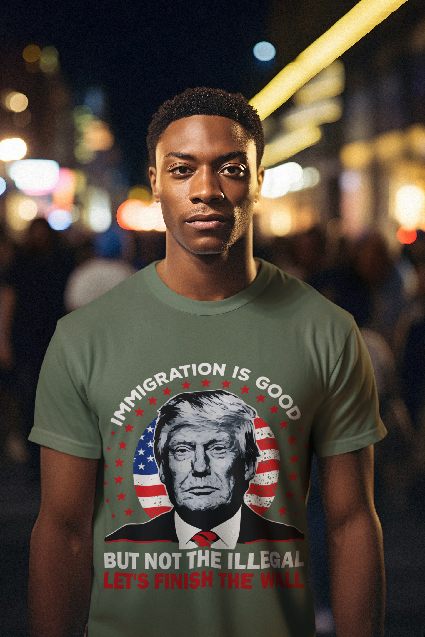 Unisex Tee-Immigration Is Good