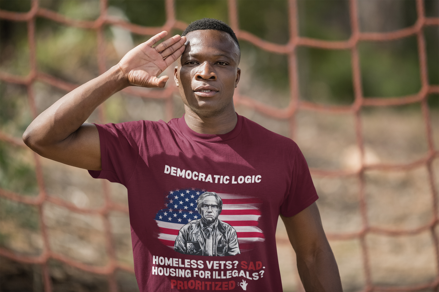 Unisex Tee-Democratic Logic-Veterans
