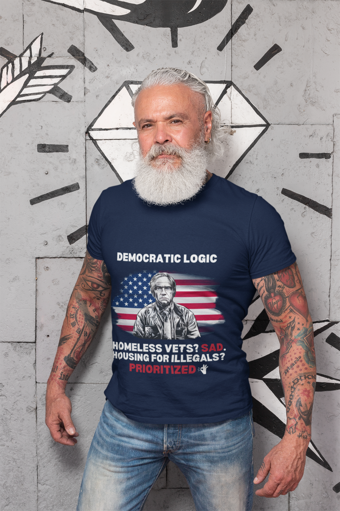 Unisex Tee-Democratic Logic-Veterans