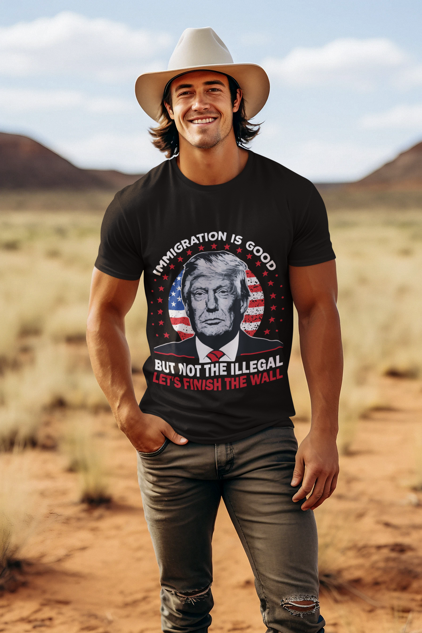 Unisex Tee-Immigration Is Good